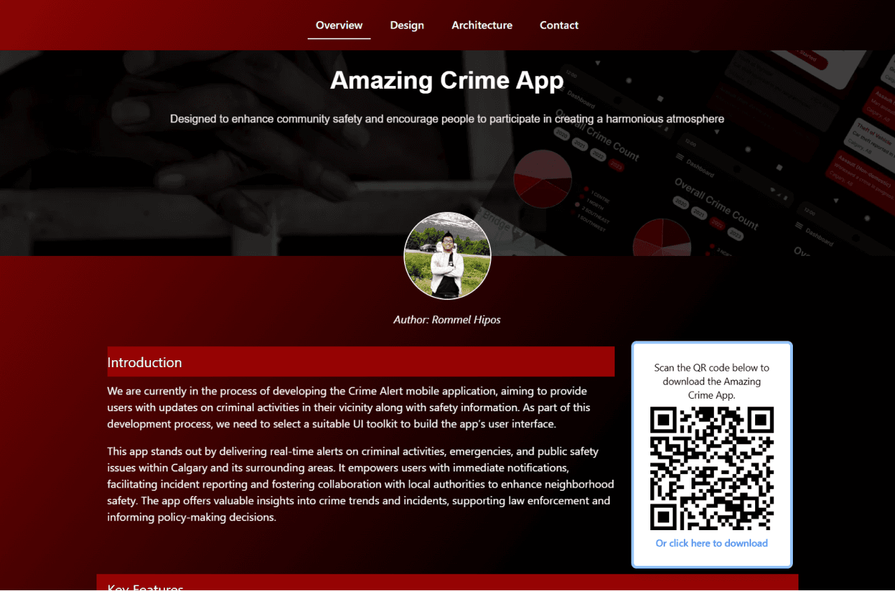 Crime Application Article